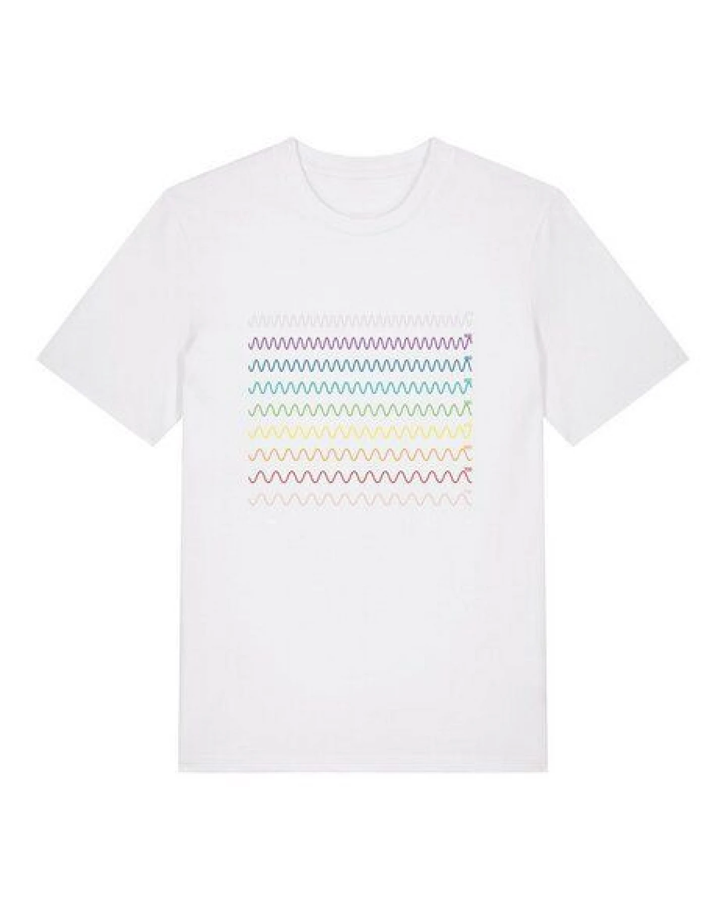 Unipolar Physik T-Shirt aus Bio-Baumwolle Modell: Wellenlänge – Ansicht 3