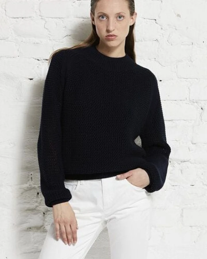 Wunderwerk Damen Pullover aus Bio Baumwolle "Turtleneck knitmix"