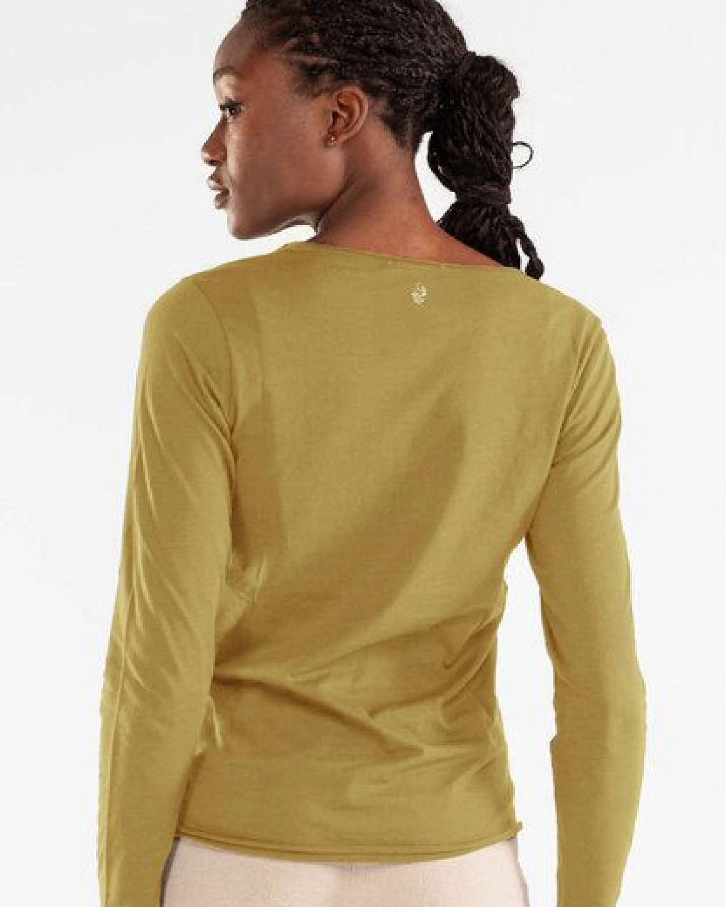 Alma & Lovis Smartes Langarmshirt aus Bio-Baumwolle – Ansicht 2