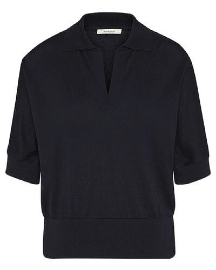 Wunderwerk Damen Poloshirt aus Bio Baumwolle "Polo fineknit 1/2"