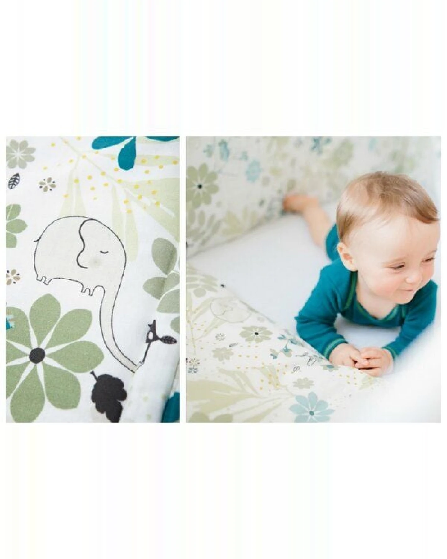 Millemarille Baby Bettwäsche 100x135cm / 60x40cm - UNTERSCHIEDLICHE DESIGNS – Ansicht 2
