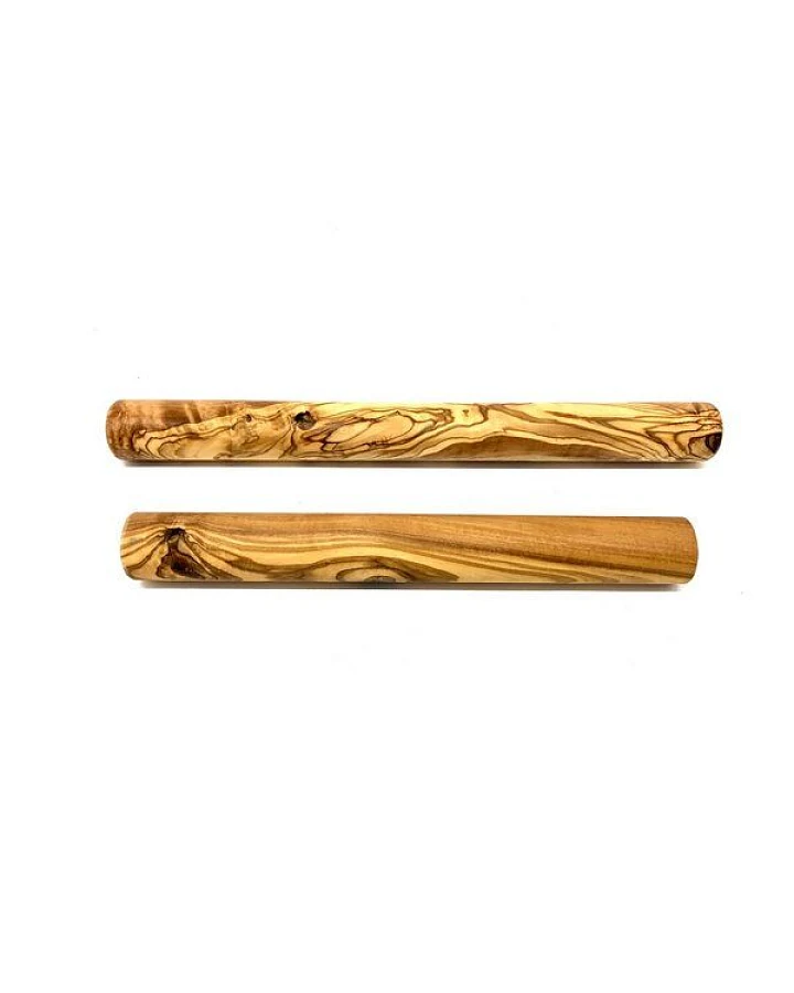 Olivenholz erleben Teigroller / Nudelholz DESIGN, aus Olivenholz