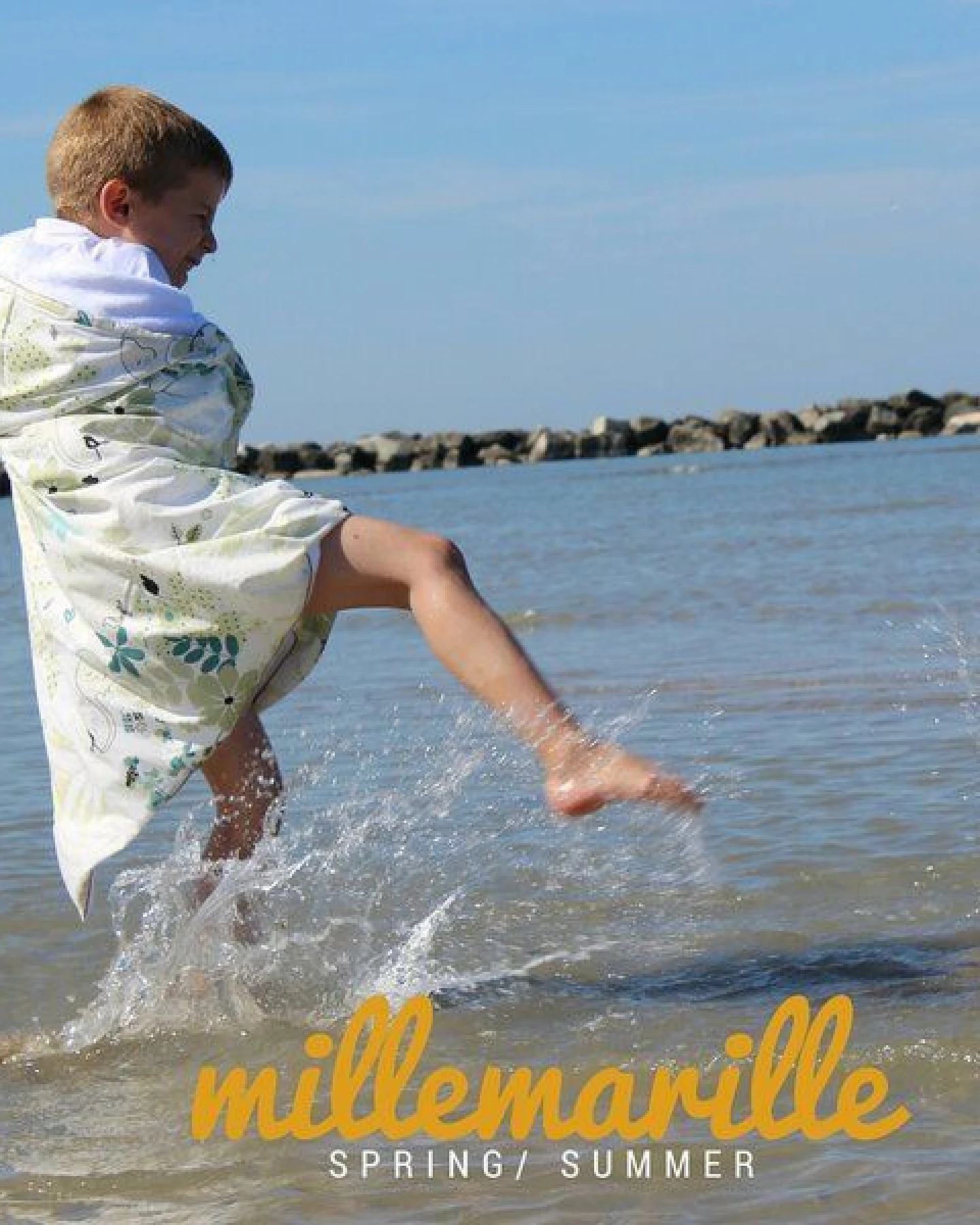 Millemarille Kapuzenhandtuch (BAMBUSFROTTEE - 0-6 Jahre) - DIVERSE DESIGNS! – Ansicht 3