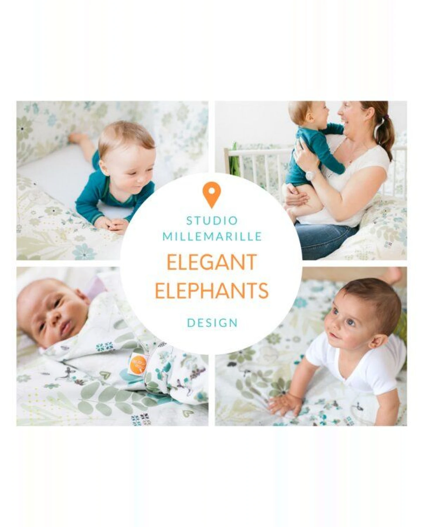 Millemarille Kapuzenhandtuch (BAMBUSFROTTEE - 0-6 Jahre) - DIVERSE DESIGNS! – Ansicht 4