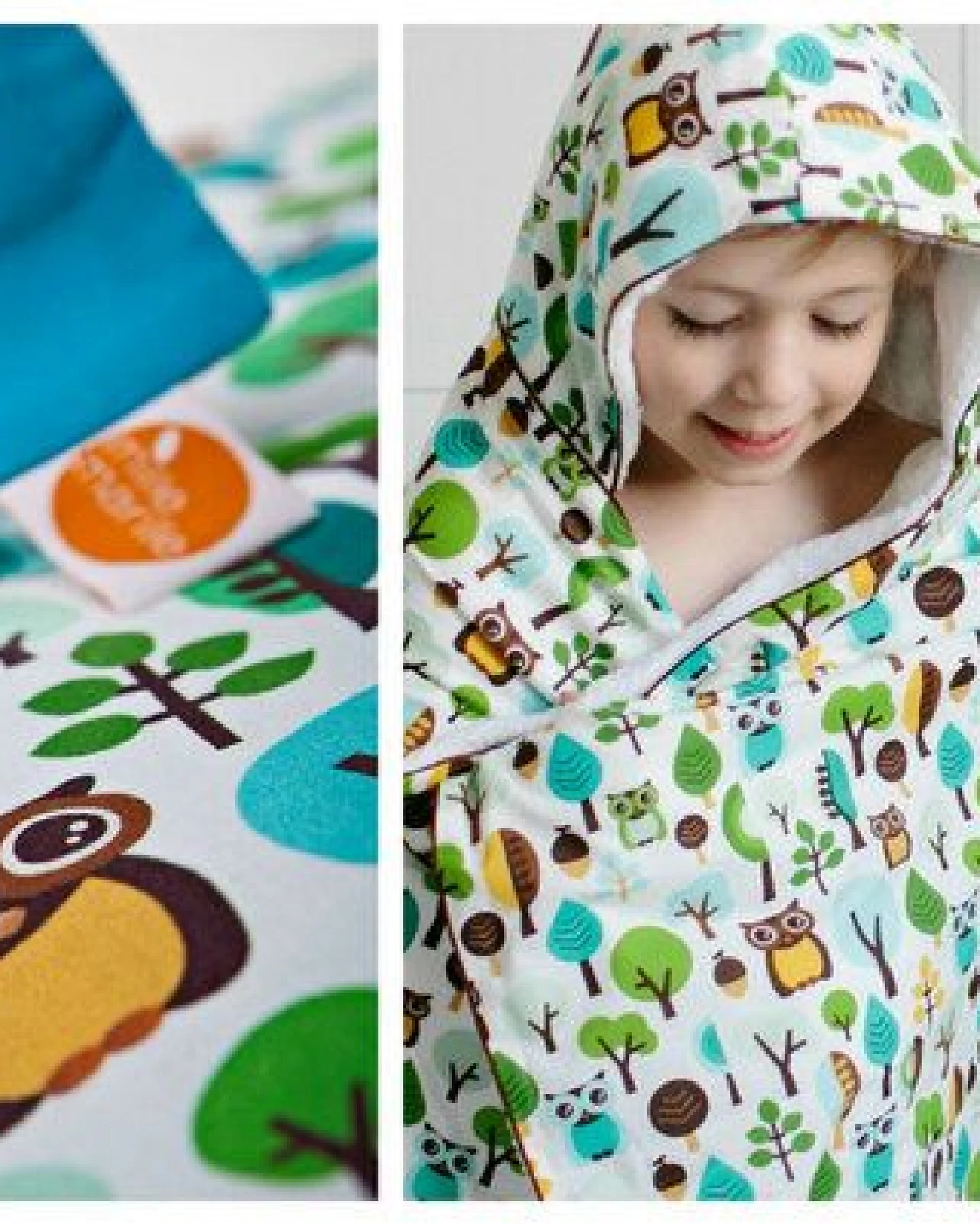 Millemarille Kapuzenhandtuch (BAMBUSFROTTEE - 0-6 Jahre) - DIVERSE DESIGNS! – Ansicht 2
