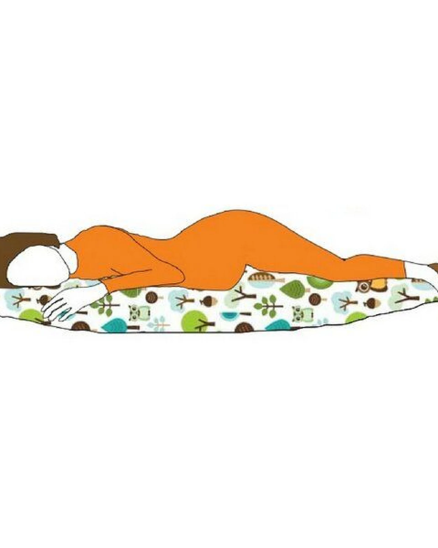 Millemarille Stillkissen 175 cm "sweet foxes" – Ansicht 3