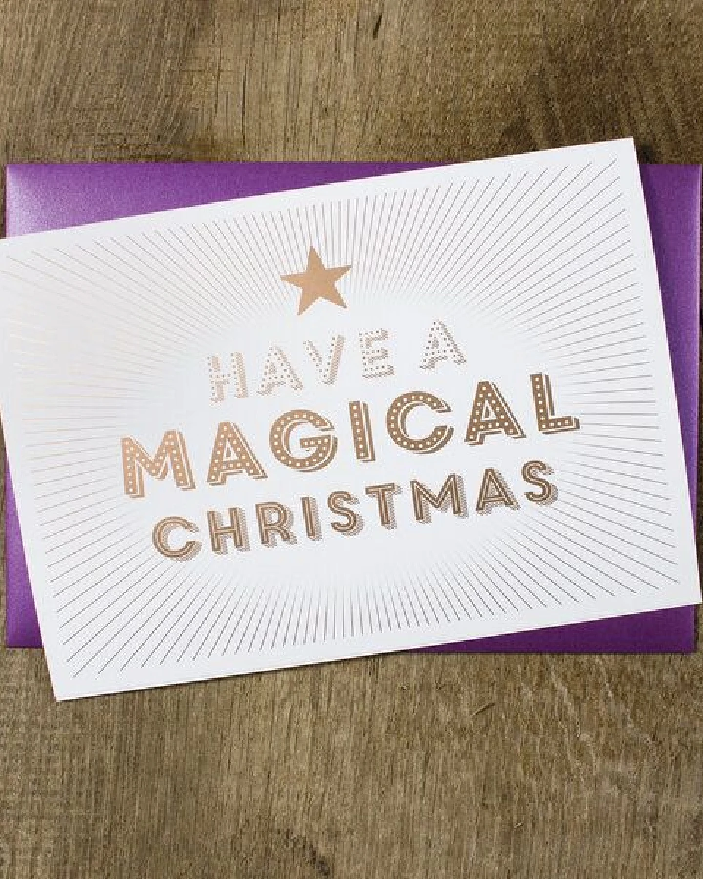 Bow & Hummingbird Grußkarte Magical Christmas – Ansicht 2
