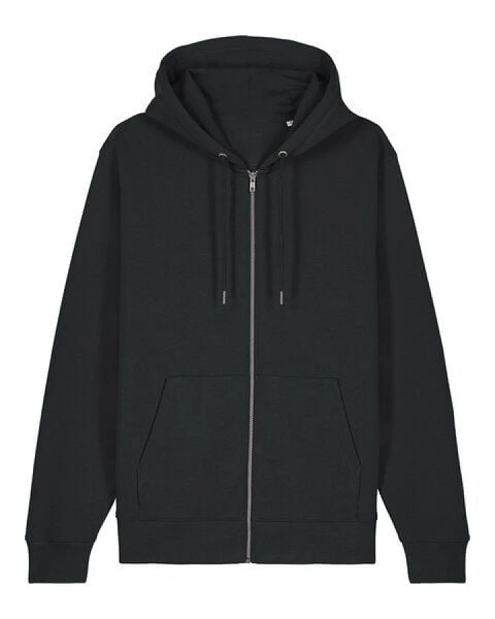 GARY MASH Zipjacke mit Kapuze, Unisex aus Biobaumwolle