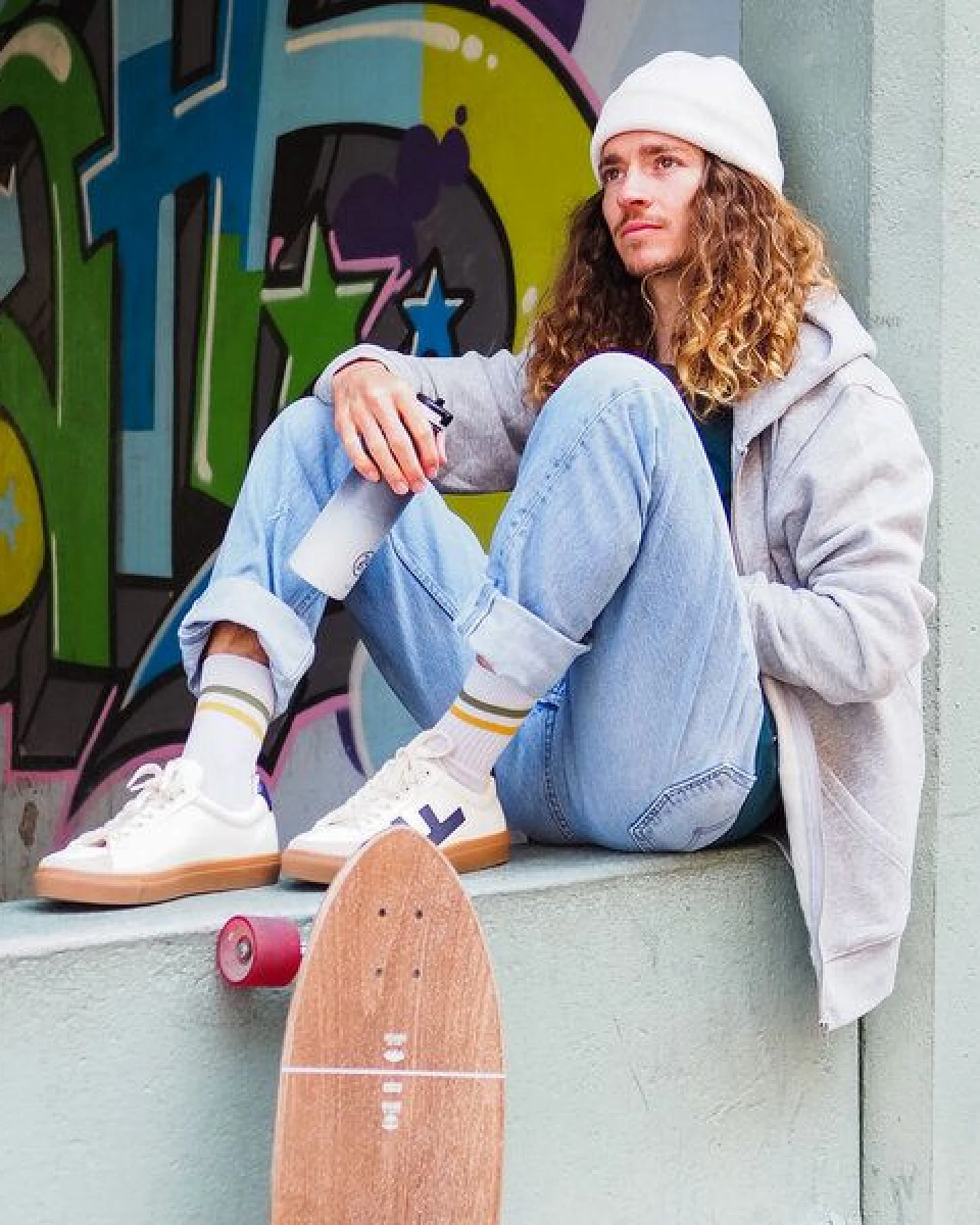 GARY MASH Zipjacke mit Kapuze, Unisex aus Biobaumwolle – Ansicht 3