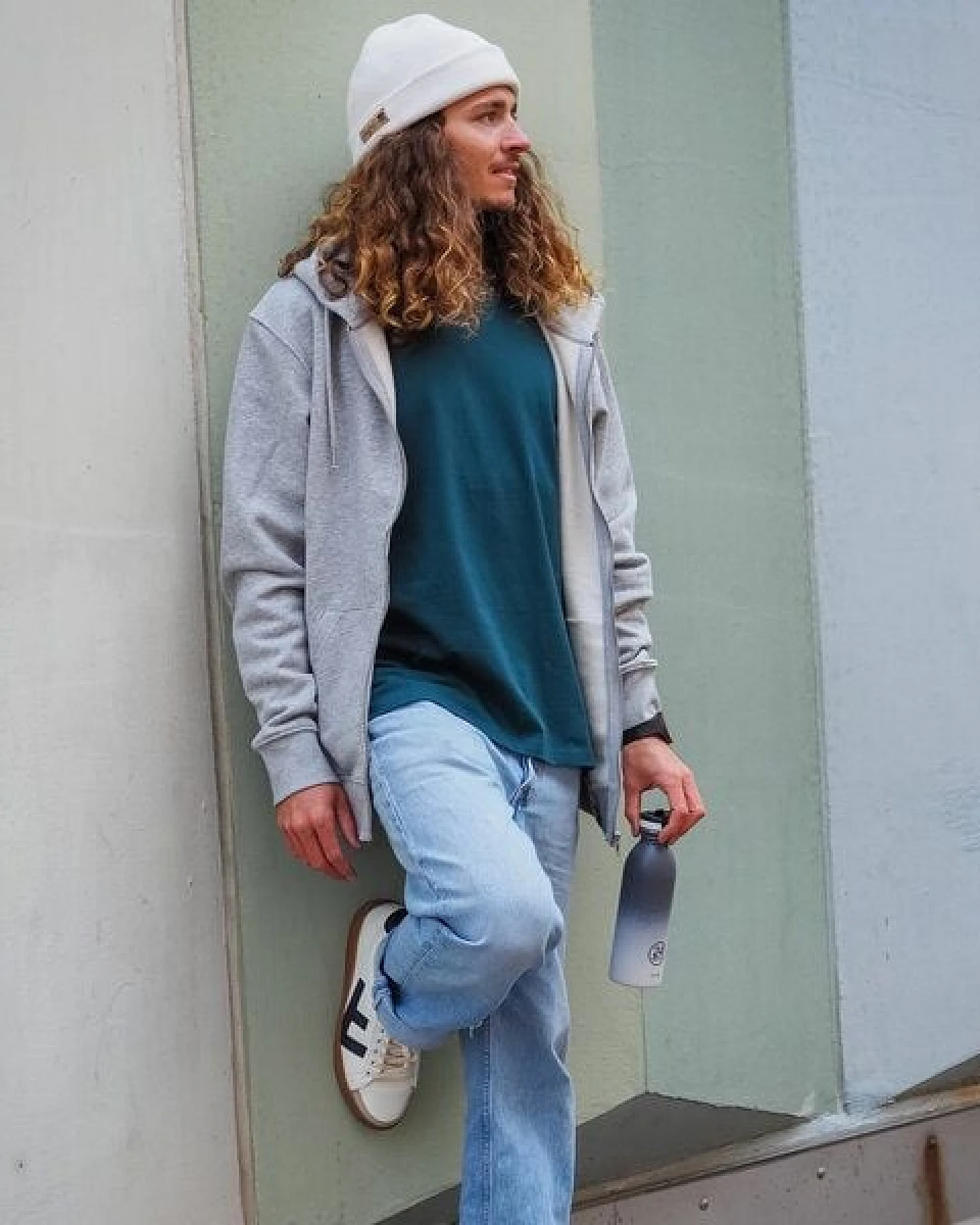 GARY MASH Zipjacke mit Kapuze, Unisex aus Biobaumwolle – Ansicht 4