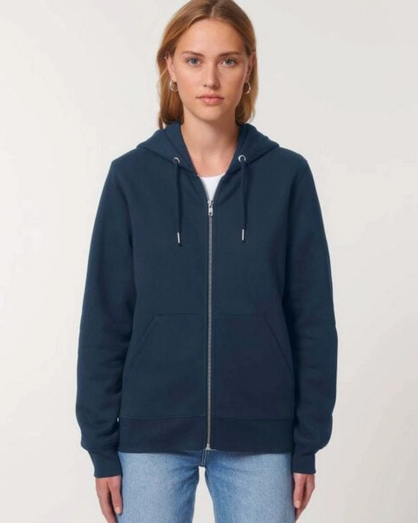 GARY MASH Zipjacke mit Kapuze, Unisex aus Biobaumwolle – Ansicht 4