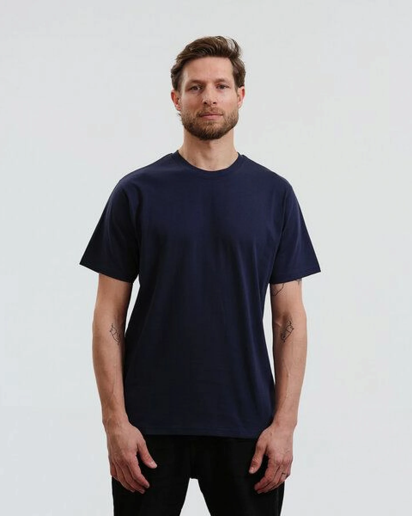 GARY MASH Herren Basic T-Shirt aus Biobaumwolle – Ansicht 2