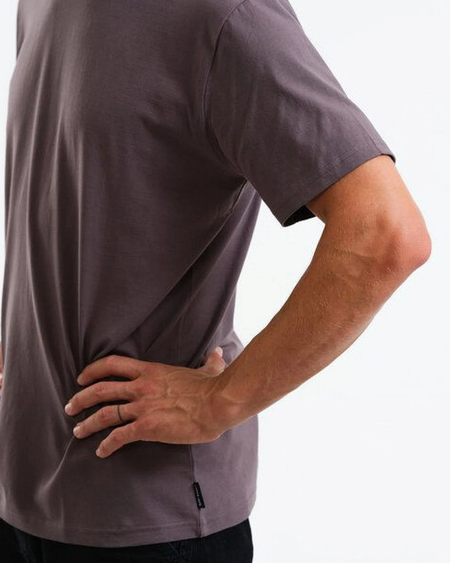 GARY MASH Herren Basic T-Shirt aus Biobaumwolle – Ansicht 3
