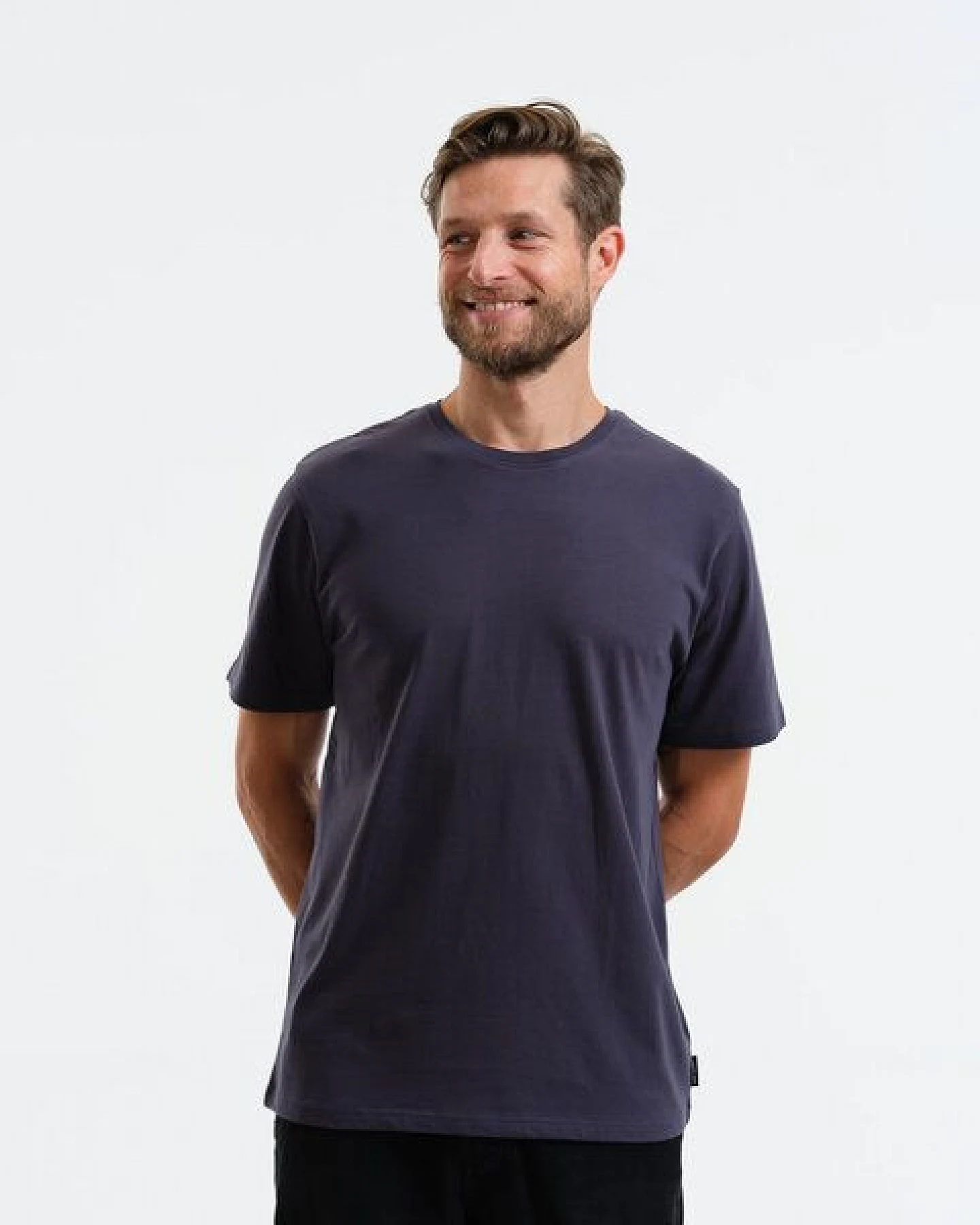 GARY MASH Herren Basic T-Shirt aus Biobaumwolle – Ansicht 3