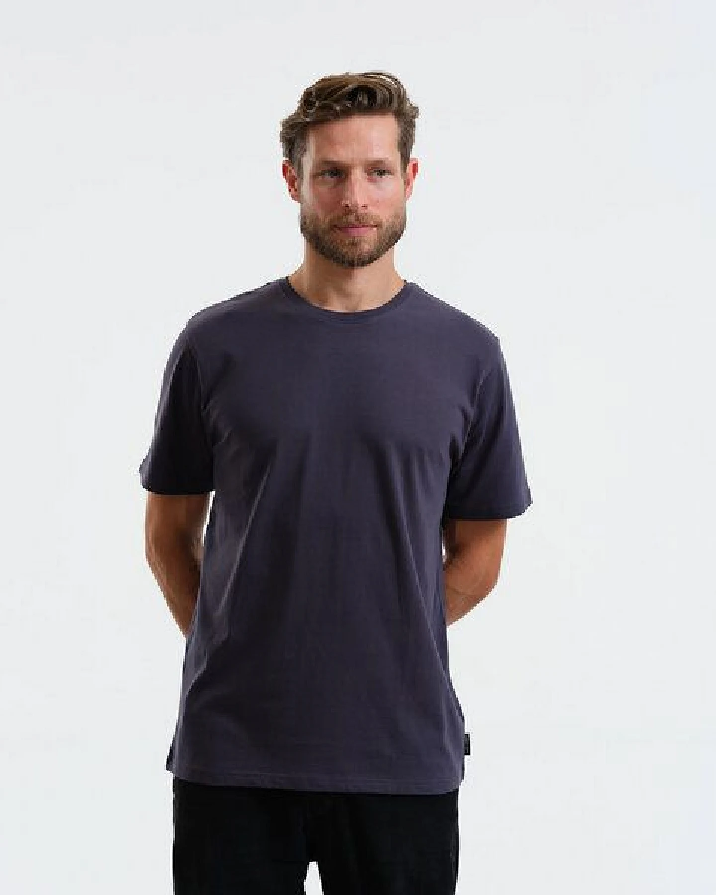 GARY MASH Herren Basic T-Shirt aus Biobaumwolle – Ansicht 4