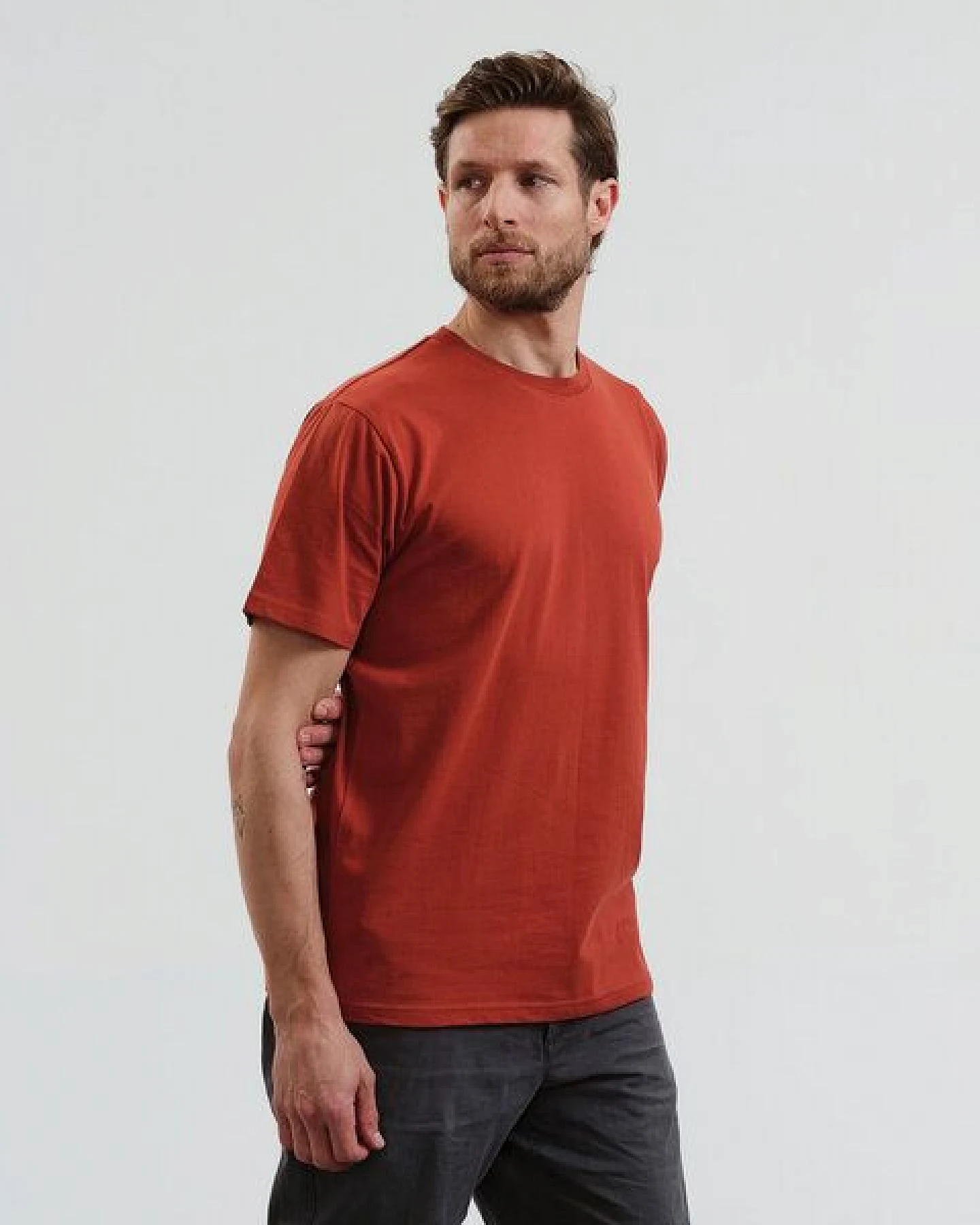 GARY MASH Herren Basic T-Shirt aus Biobaumwolle – Ansicht 2