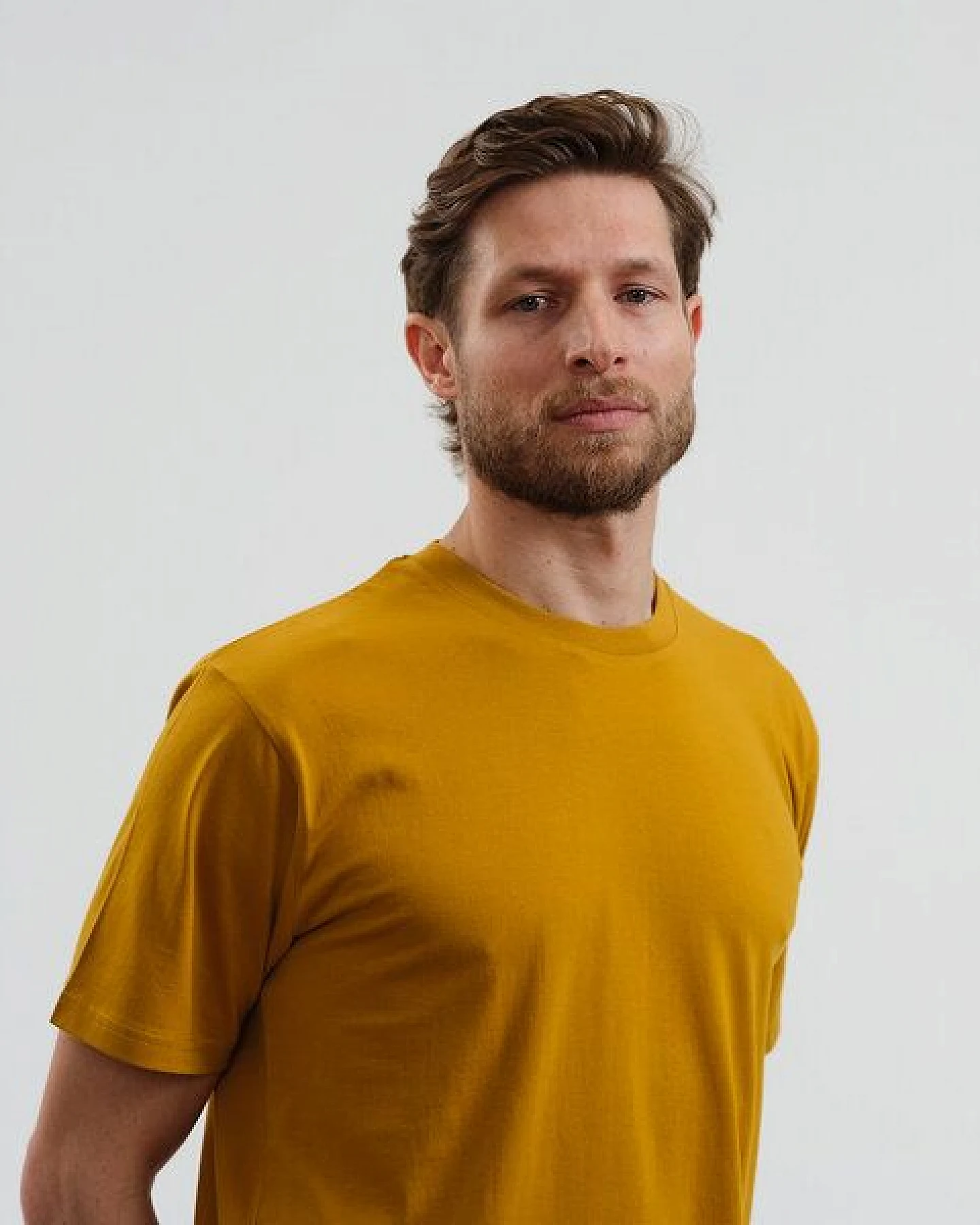 GARY MASH Herren Basic T-Shirt aus Biobaumwolle – Ansicht 3