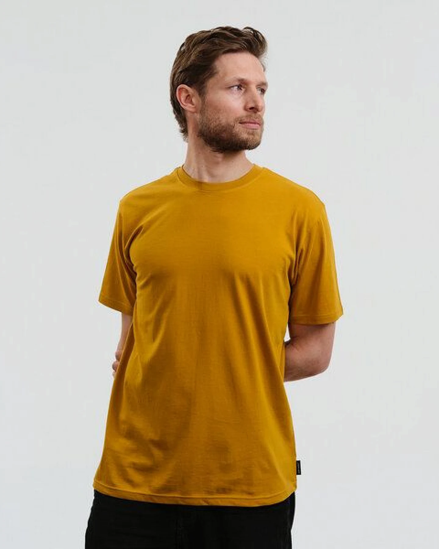 GARY MASH Herren Basic T-Shirt aus Biobaumwolle – Ansicht 2