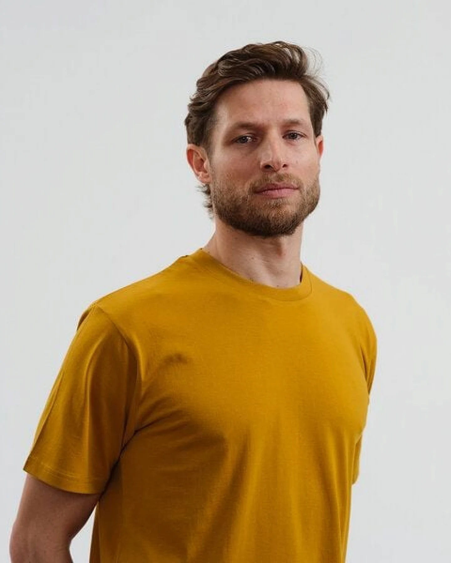 GARY MASH Herren Basic T-Shirt aus Biobaumwolle – Ansicht 3