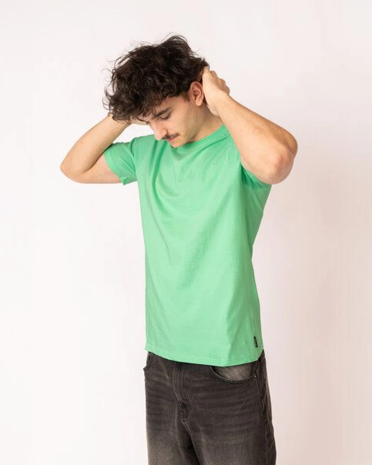 GARY MASH Herren Basic T-Shirt aus Biobaumwolle – Ansicht 2