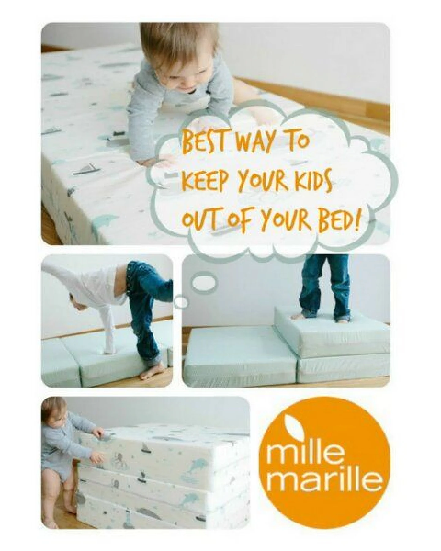 Millemarille Perfekte Klapp-, Tobe- & Gästematratze I viele Designs – Ansicht 4