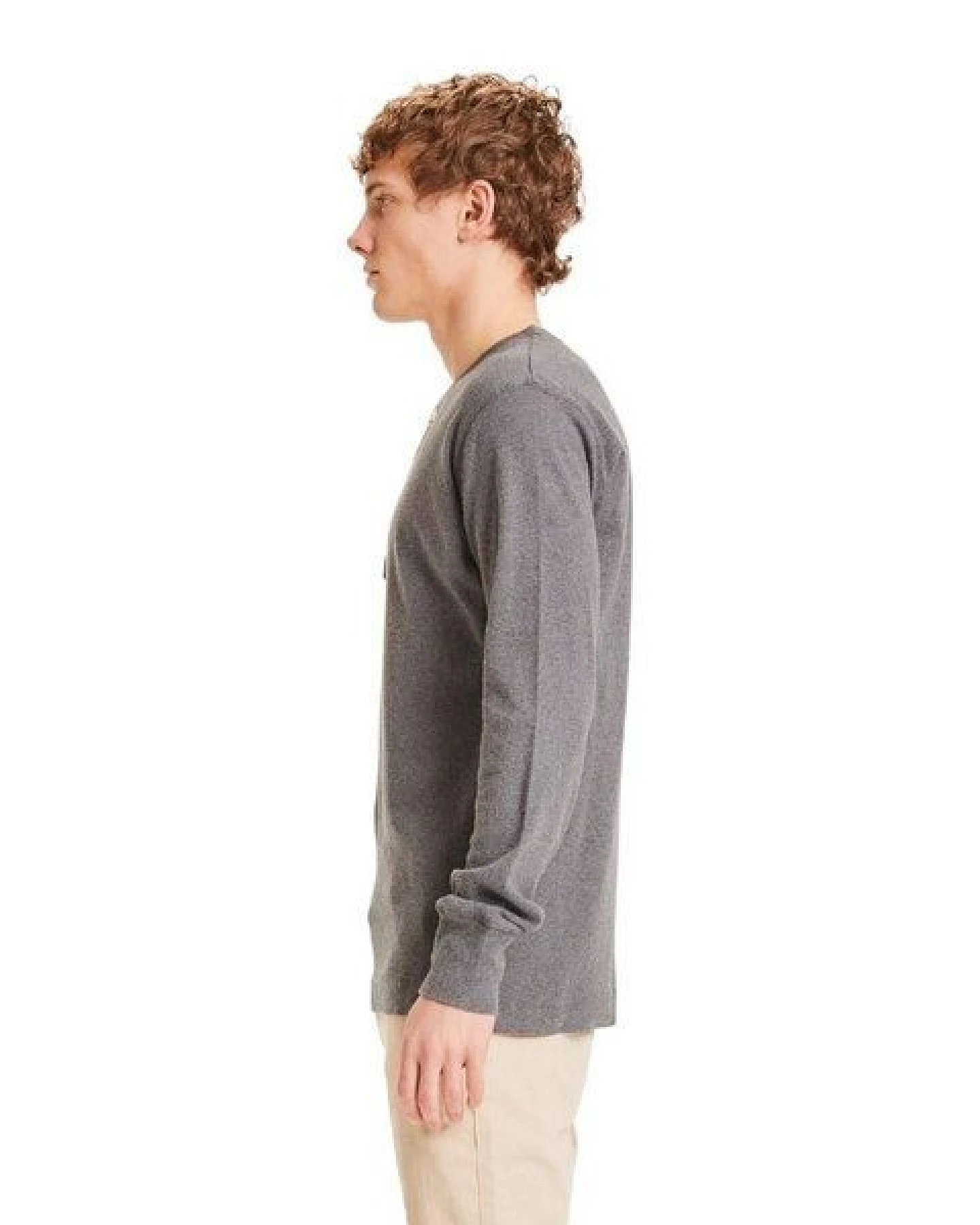 KnowledgeCotton Apparel Henley – Ansicht 3