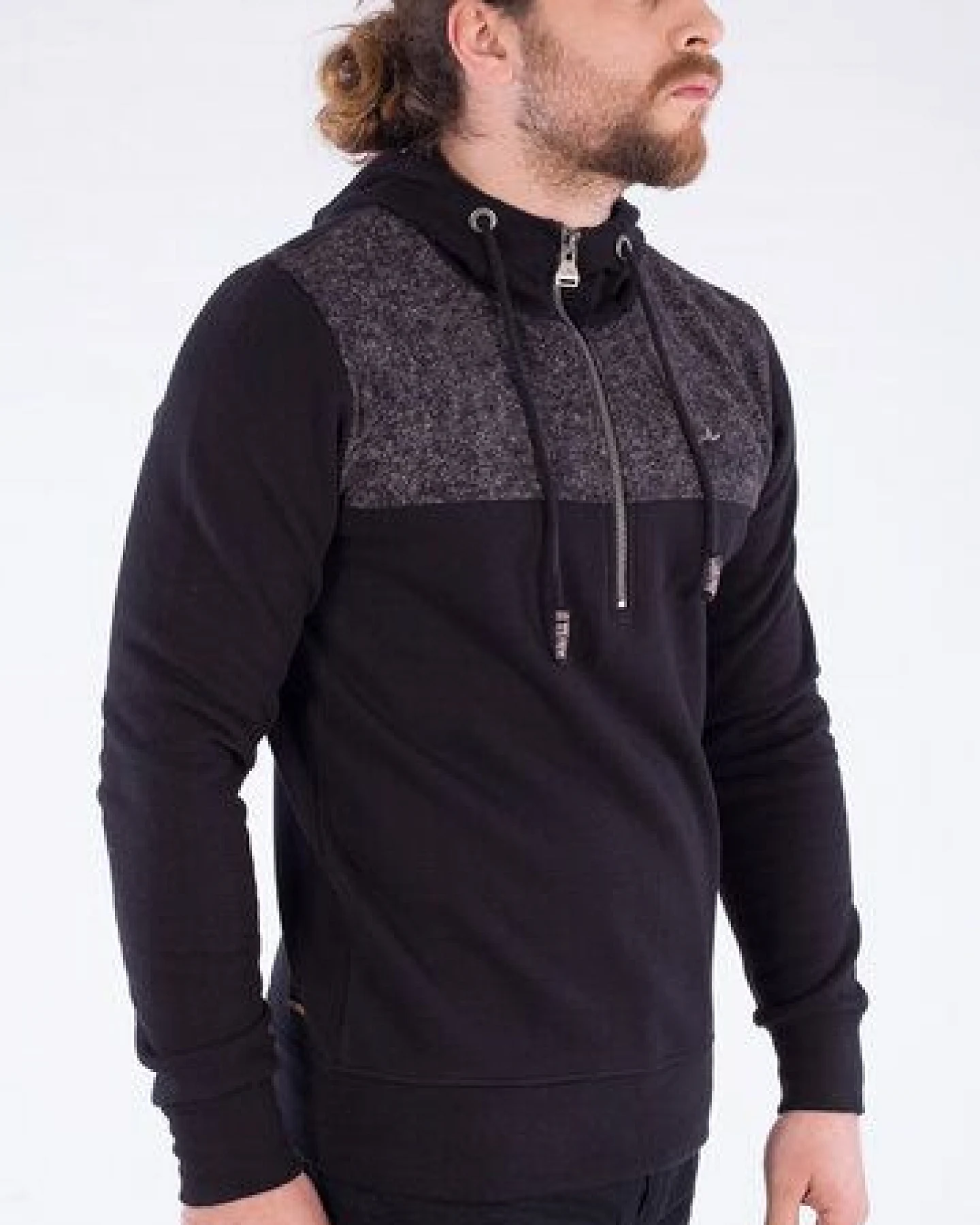 ORGANICATION MOR-2178 HERREN H- ZIPPER HOODIE – Ansicht 2