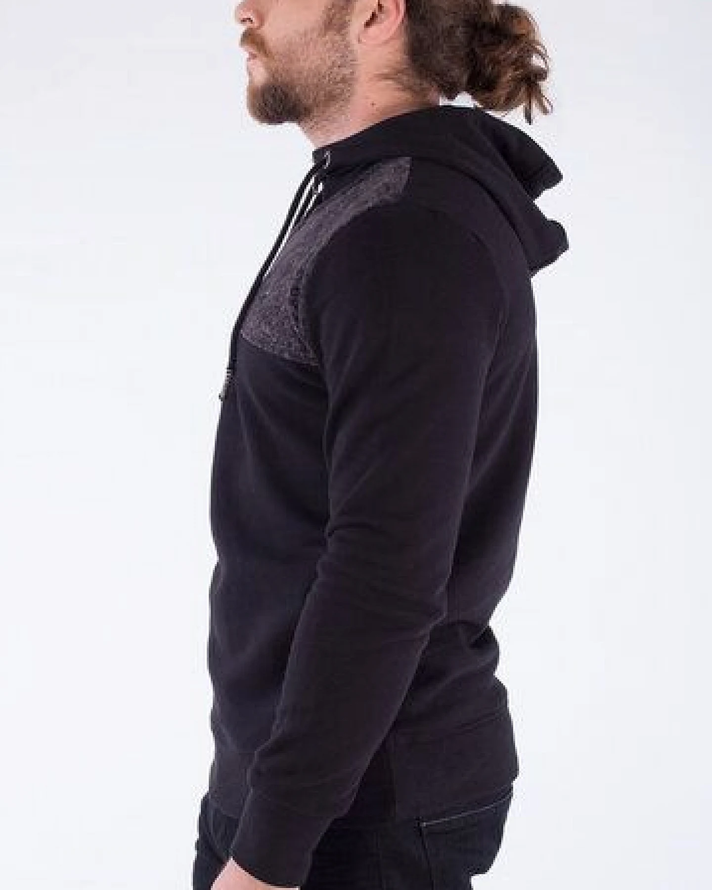 ORGANICATION MOR-2178 HERREN H- ZIPPER HOODIE – Ansicht 3