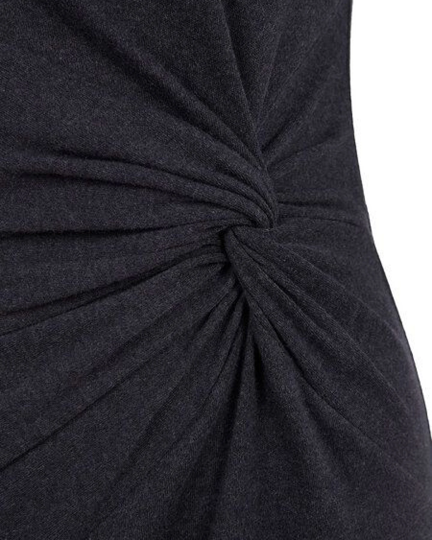 Skrabak Jerseykleid Gitte Knotendesign grau oder schwarz – Ansicht 3