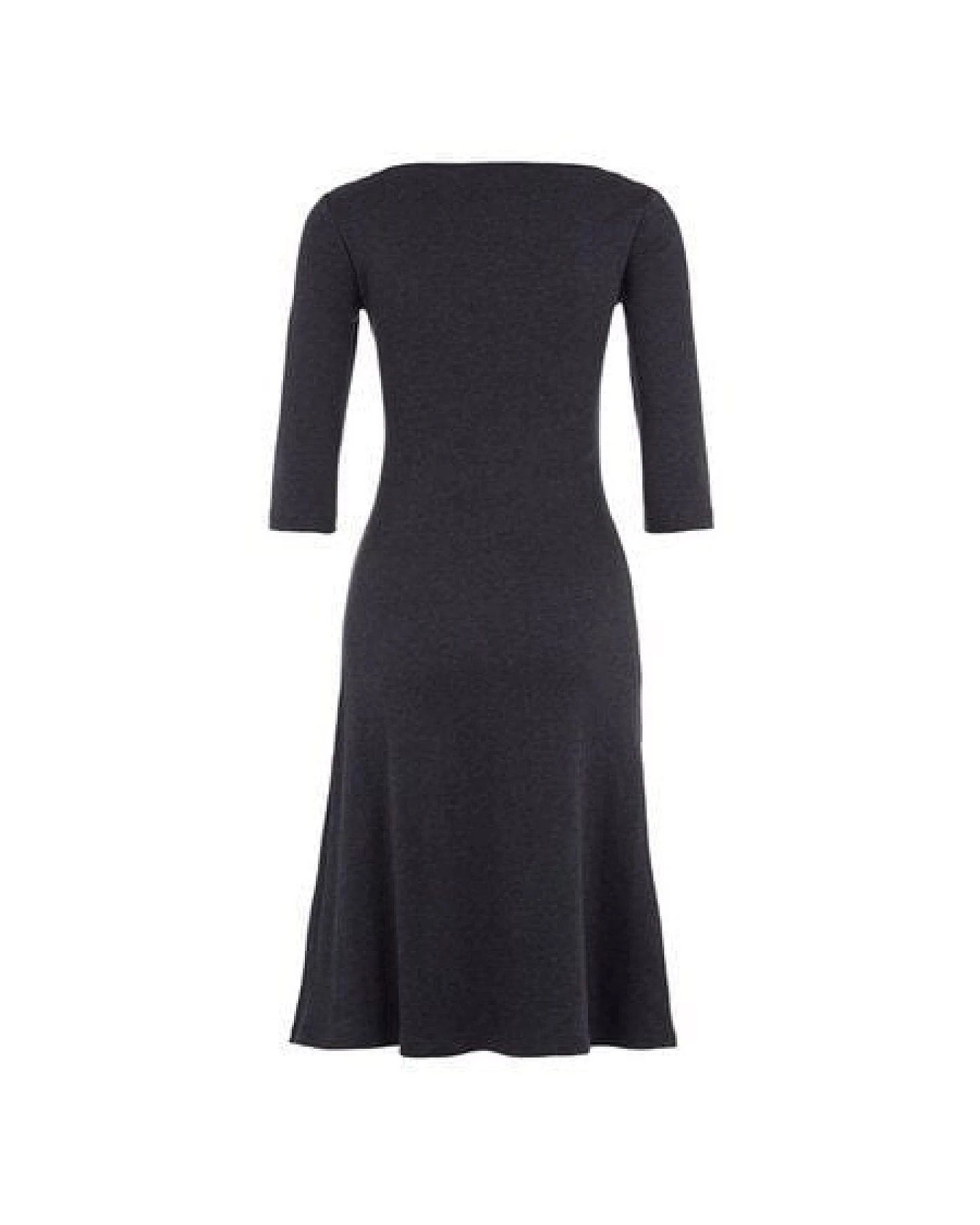 Skrabak Jerseykleid Gitte Knotendesign grau oder schwarz – Ansicht 2