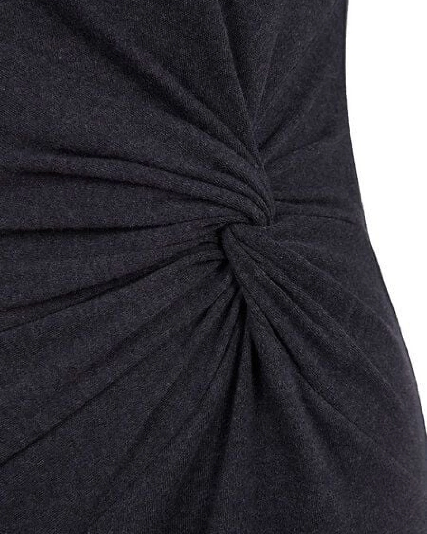 Skrabak Jerseykleid Gitte Knotendesign grau oder schwarz – Ansicht 3