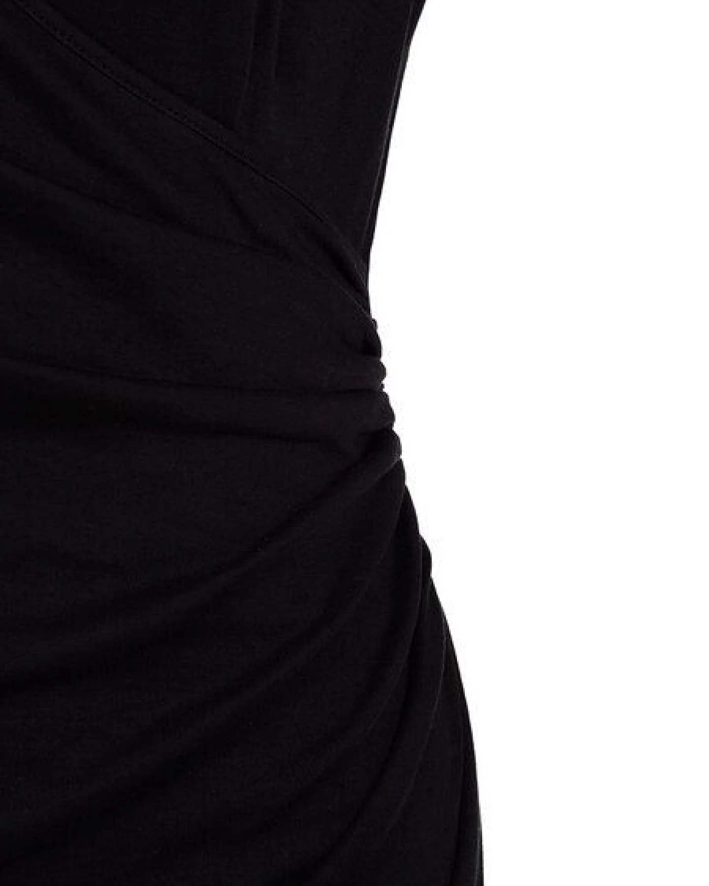 Skrabak Jerseykleid Marlene Wickeloptik schwarz – Ansicht 3