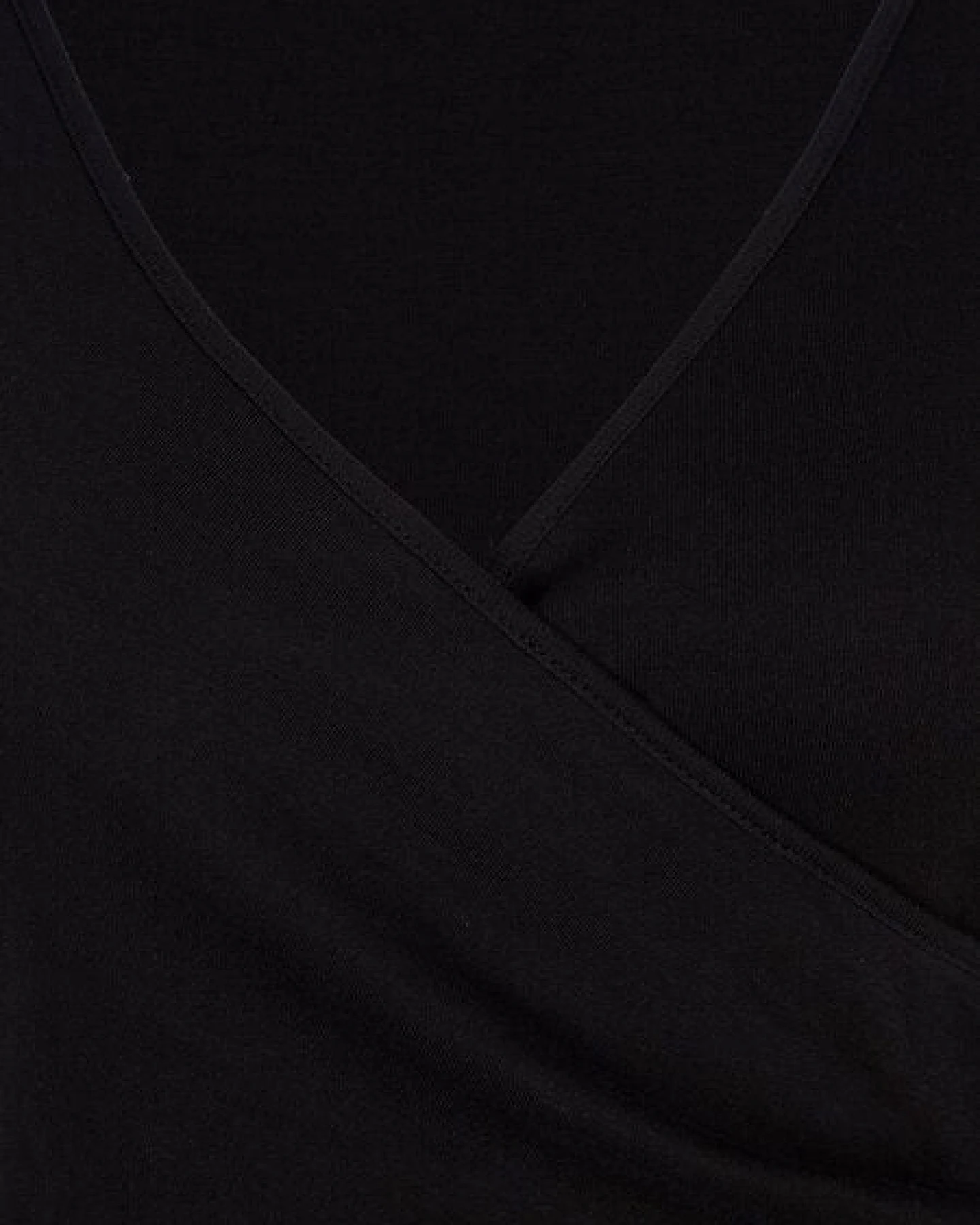 Skrabak Jerseykleid Marlene Wickeloptik schwarz – Ansicht 4