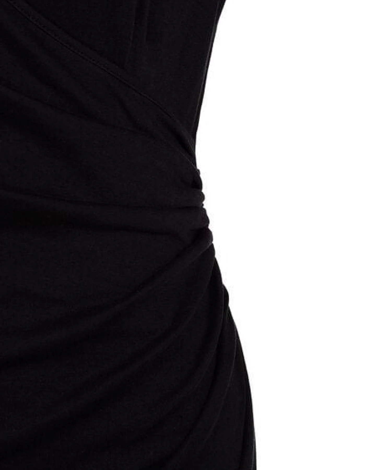 Skrabak Jerseykleid Marlene Wickeloptik schwarz – Ansicht 3