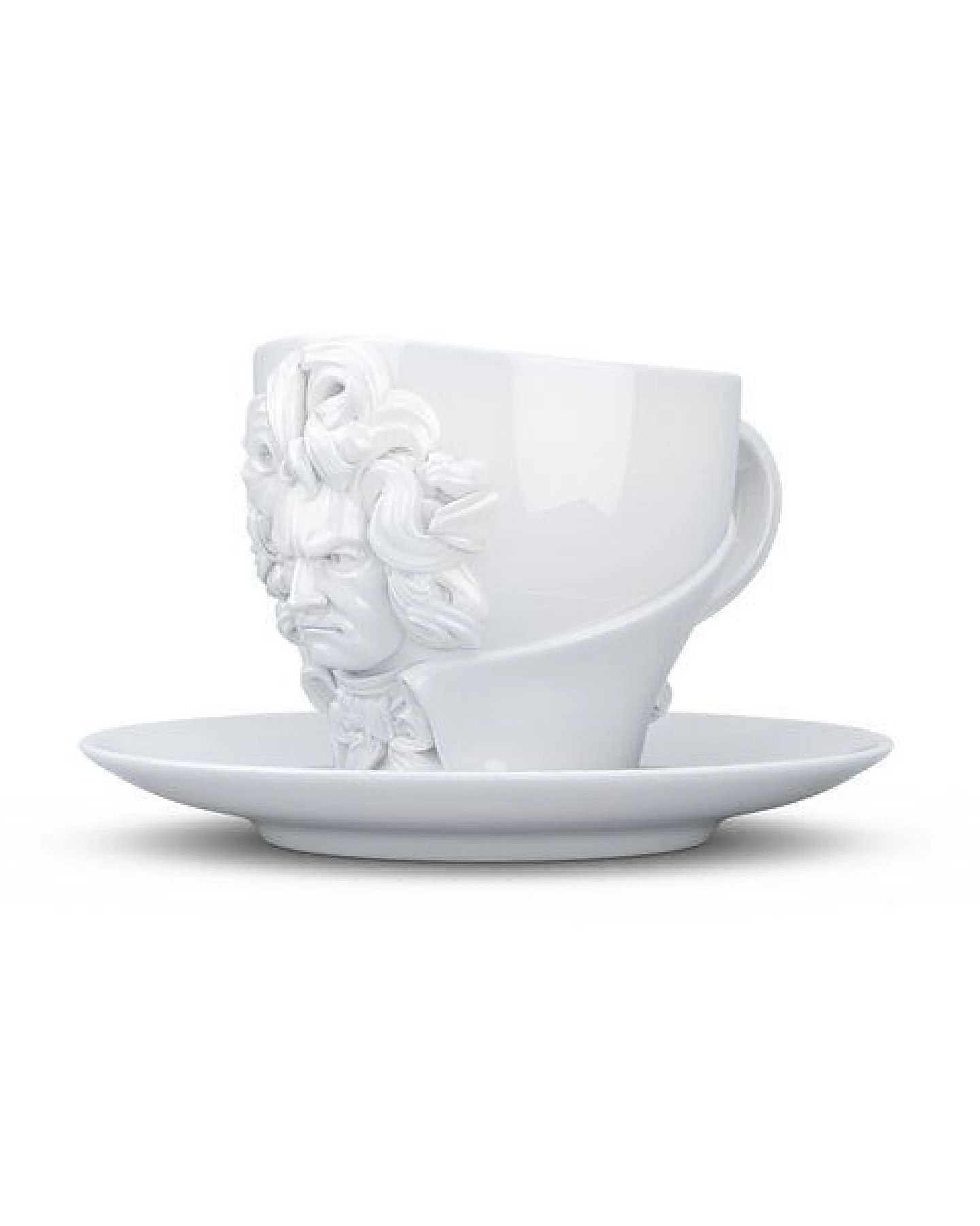 FIFTYEIGHT PRODUCTS TALENT Kaffeetasse „Ludwig van Beethoven“ mit Unterteller (260 ml) – Ansicht 2