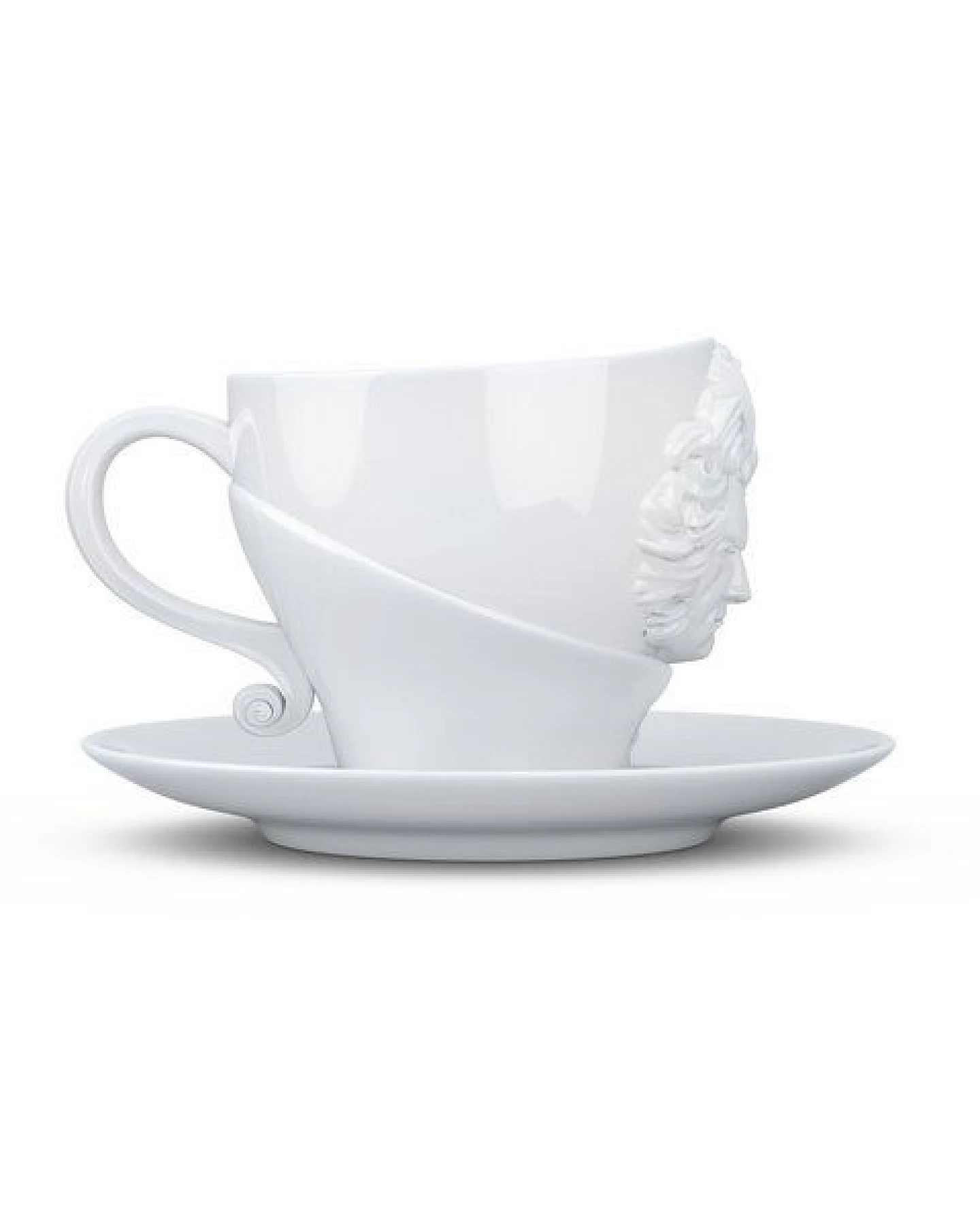 FIFTYEIGHT PRODUCTS TALENT Kaffeetasse „Ludwig van Beethoven“ mit Unterteller (260 ml) – Ansicht 4