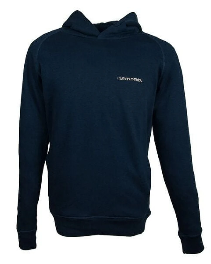 Human Family Hoodie Men "Unbent Basic" in navy