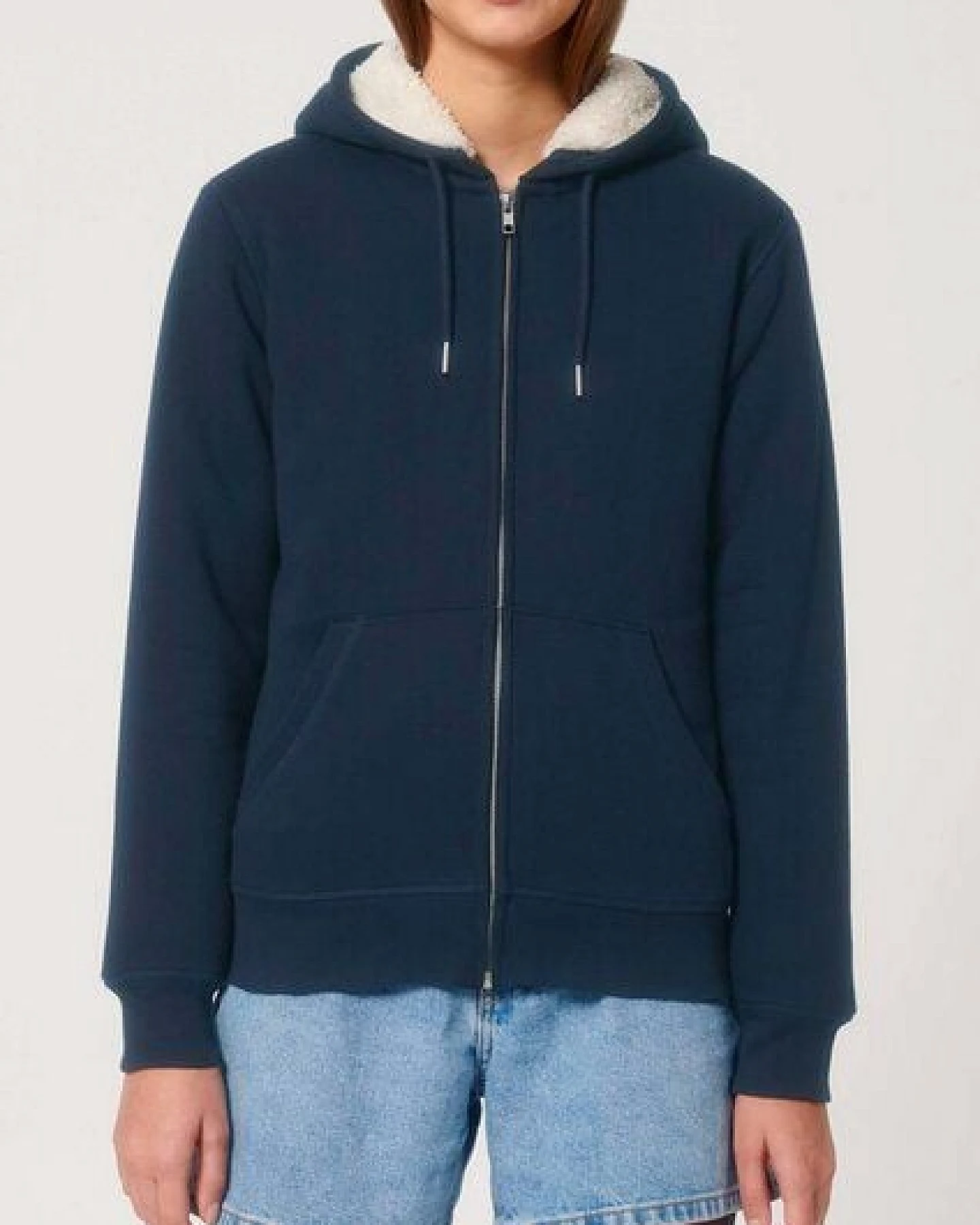 Voll gefütterte Unisex Sweatjacke "Heat Up" von Human Family – Ansicht 3