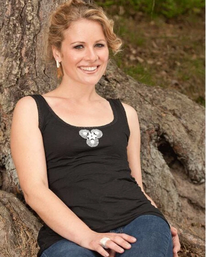 woodlike Vintage Appliqué Tank Top