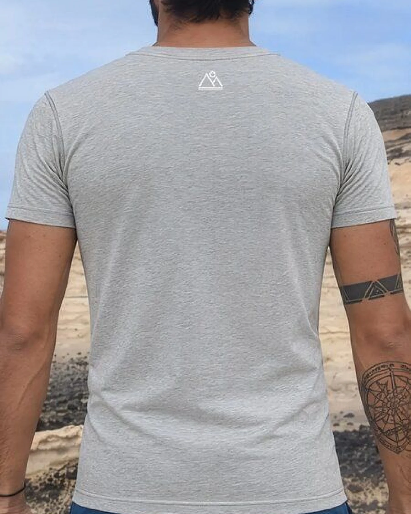 nice to meet me Core T Melange – T-Shirt aus Baumwolle und Polyester – Ansicht 2
