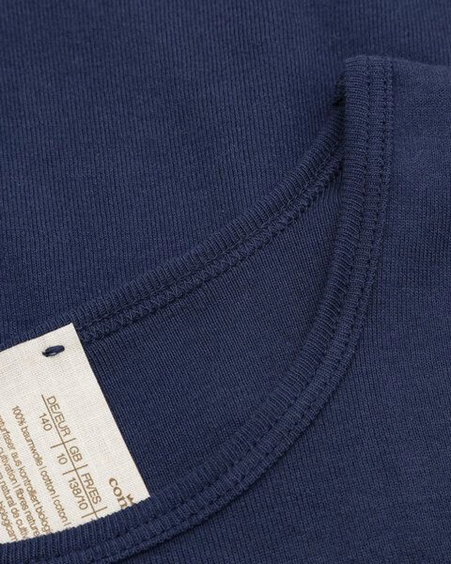 comazo|earth Fairtrade Natur Kinder Shirt langarm – Ansicht 3