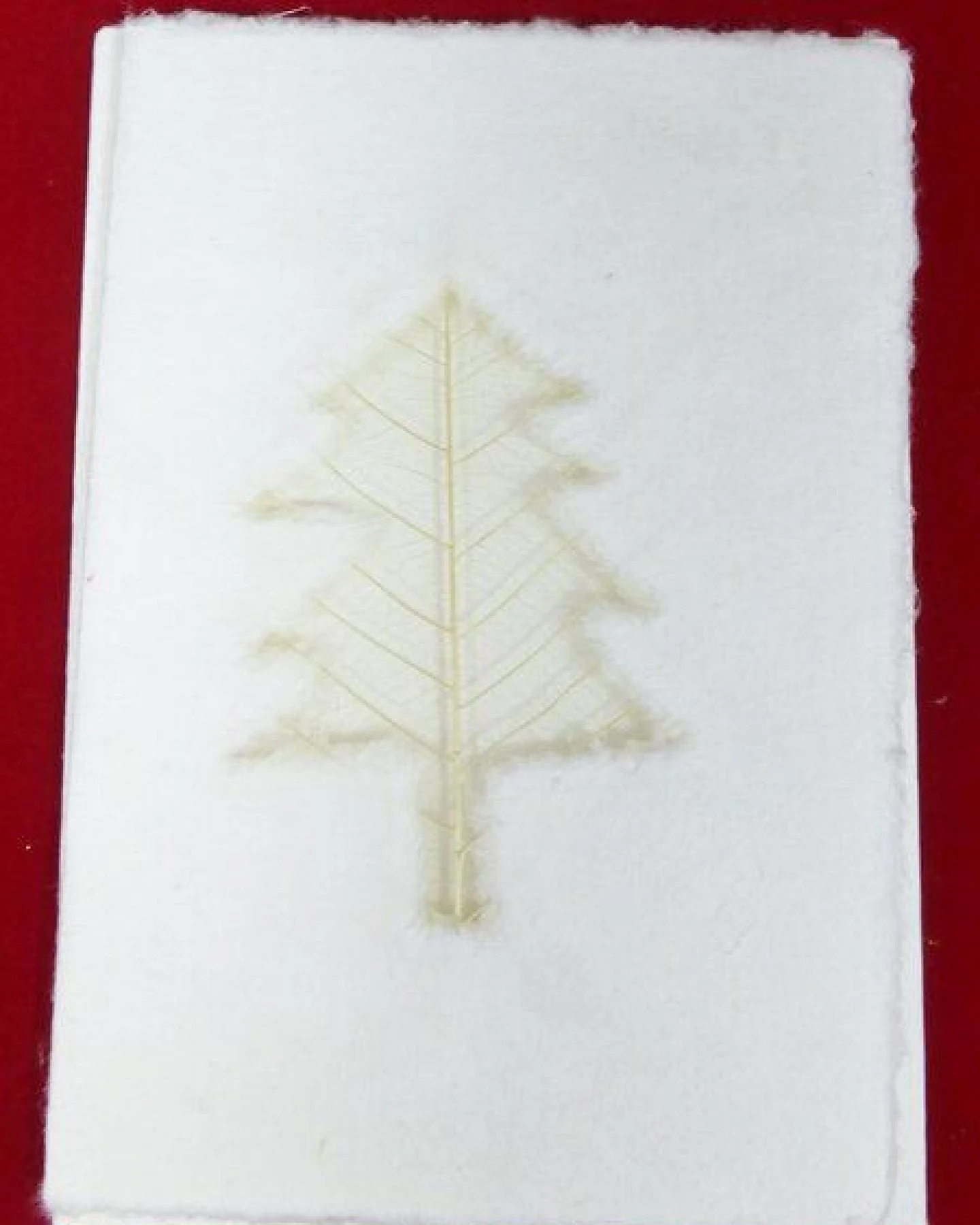 Schönes aus Indochina Set 4 Weihnachtskarten aus handgeschöpftem Maulbeerbaumpapier – Ansicht 4