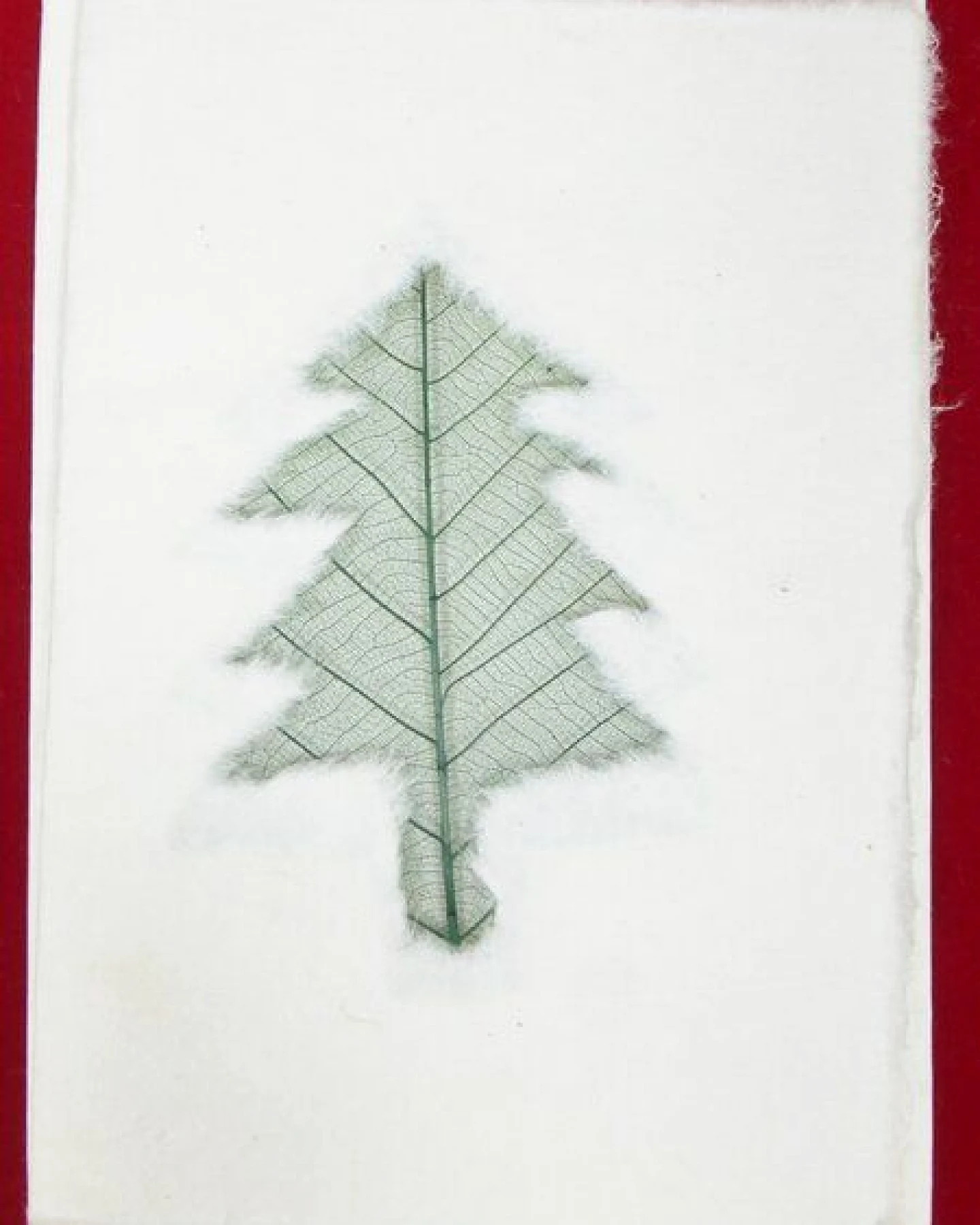 Schönes aus Indochina Set 4 Weihnachtskarten aus handgeschöpftem Maulbeerbaumpapier – Ansicht 3