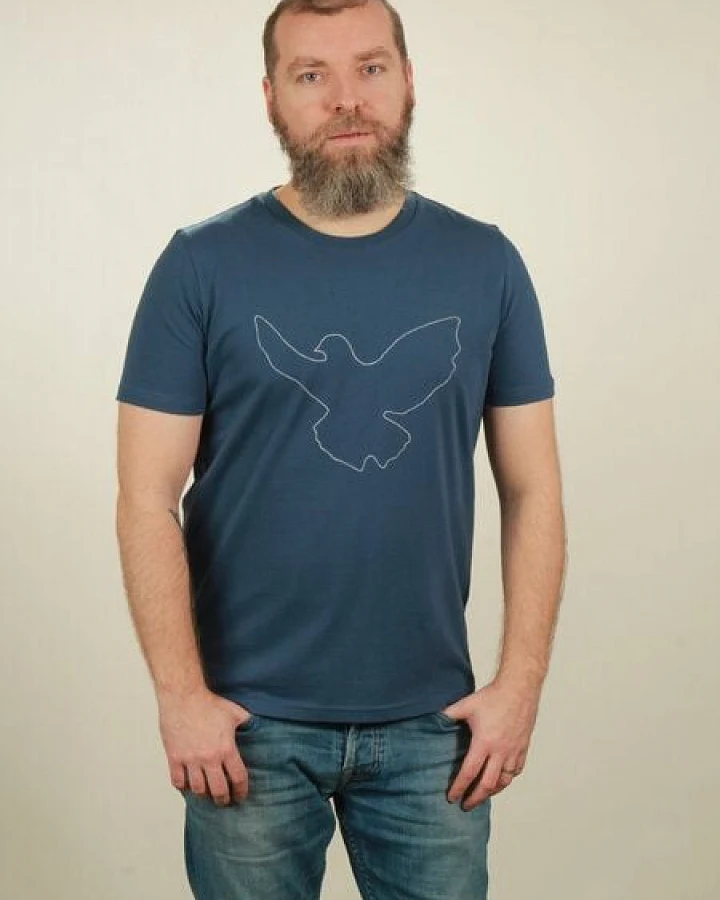 NATIVE SOULS T-Shirt Herren - Dove - dark blue