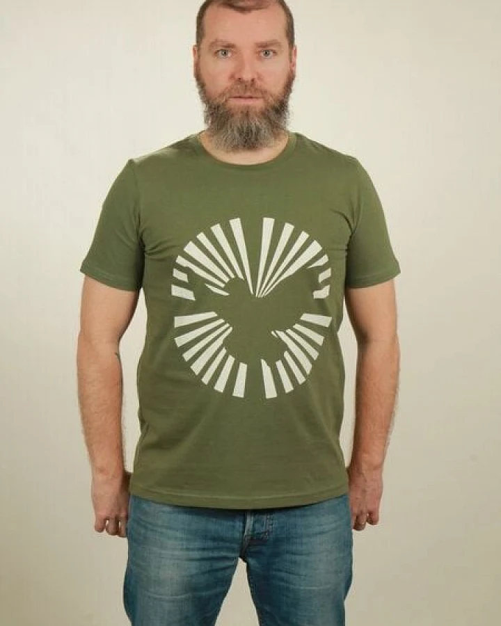 NATIVE SOULS T-Shirt Herren - Dove Sun - green