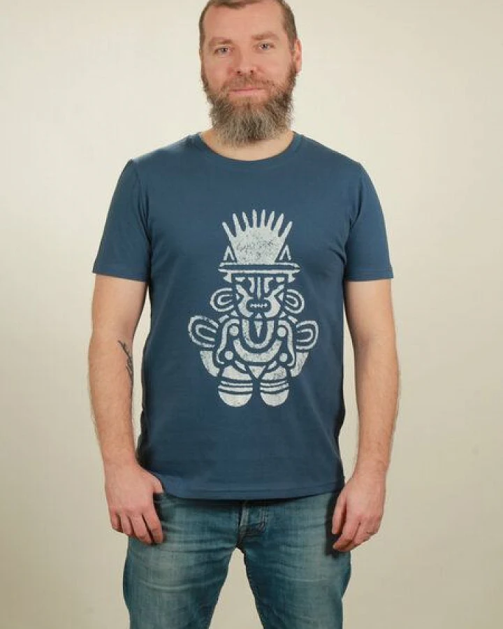 NATIVE SOULS T-Shirt Herren - Inka - dark blue