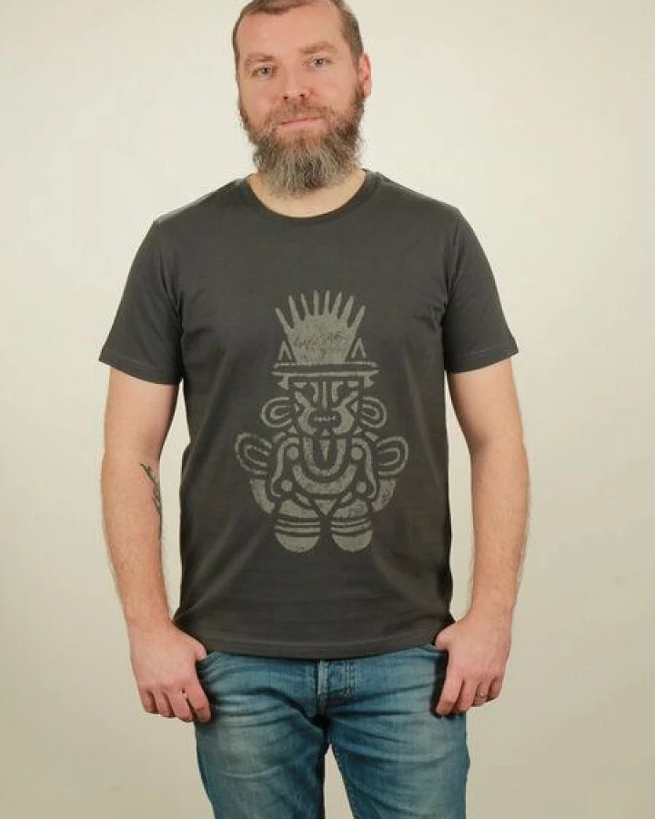 NATIVE SOULS T-Shirt Herren - Inka - dark grey