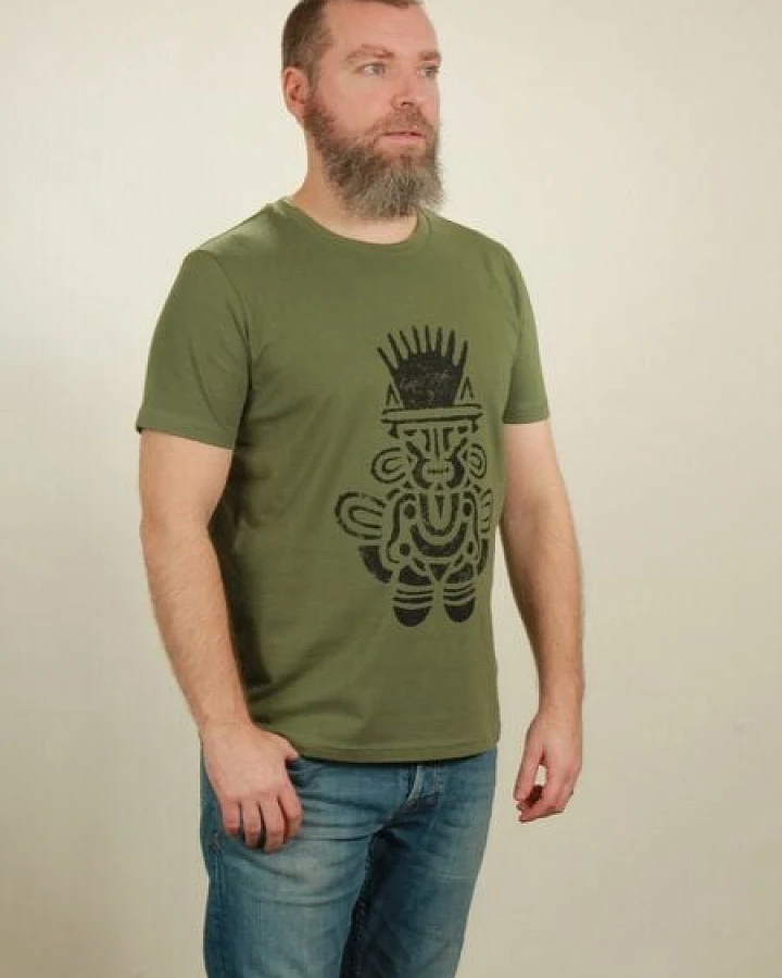 NATIVE SOULS T-Shirt Herren - Inka - green
