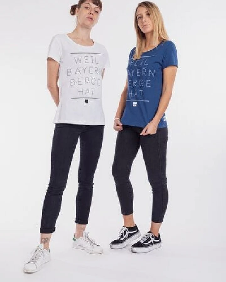 Degree Clothing Shirt Weil Bayern Berge hat weiß
