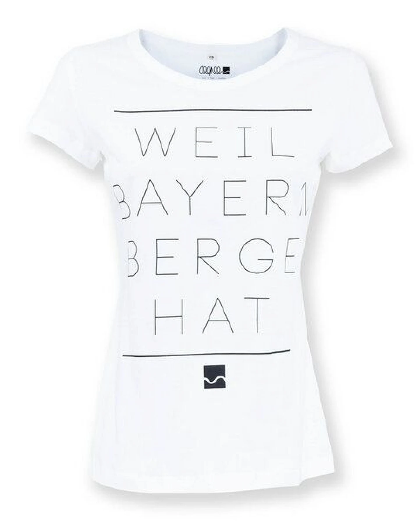 Degree Clothing Shirt Weil Bayern Berge hat weiß – Ansicht 2